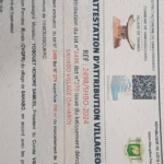 Terrain à vendre à Yamoussoukro (Sahabo) en face de la GESTOCI, idéal pour résidences meublées ou hôtels